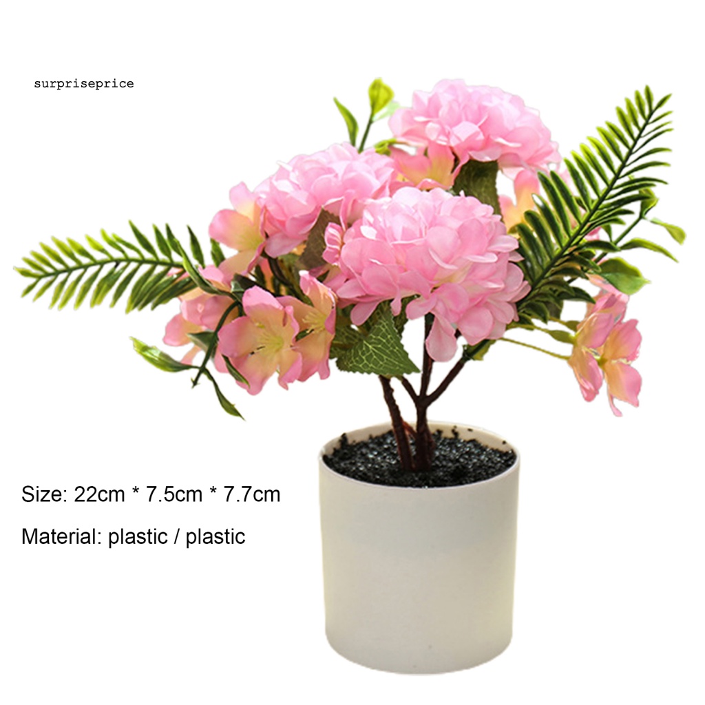 1 Bộ Chậu Hoa Bonsai Giả Dùng Trang Trí