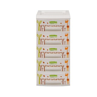 Tủ nhựa mini 5 tầng chính hãng Song Long