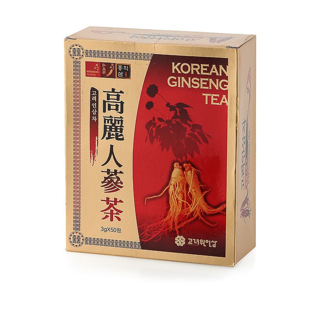 [SIÊU SALE] Trà Nhân Sâm Korean Ginseng Tea Hàn Quốc Hộp 50 Gói