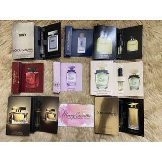 Vial mẫu thử nước hoa Dolce & Gabbana (D&G) The one/Dolce peony/King/pour homme/Grey edp/edt 1.5ml Pháp