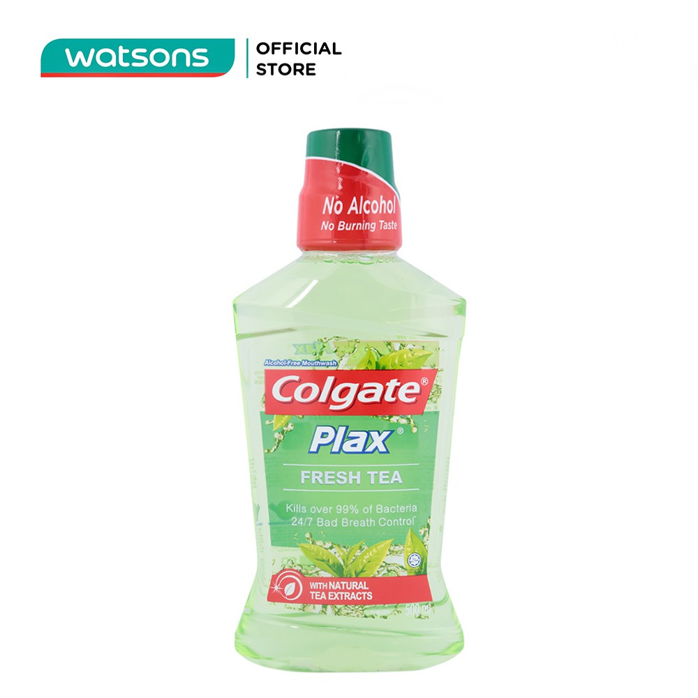 Nước Súc Miệng Colgate Plax Trà Xanh Mát Lạnh 500ml