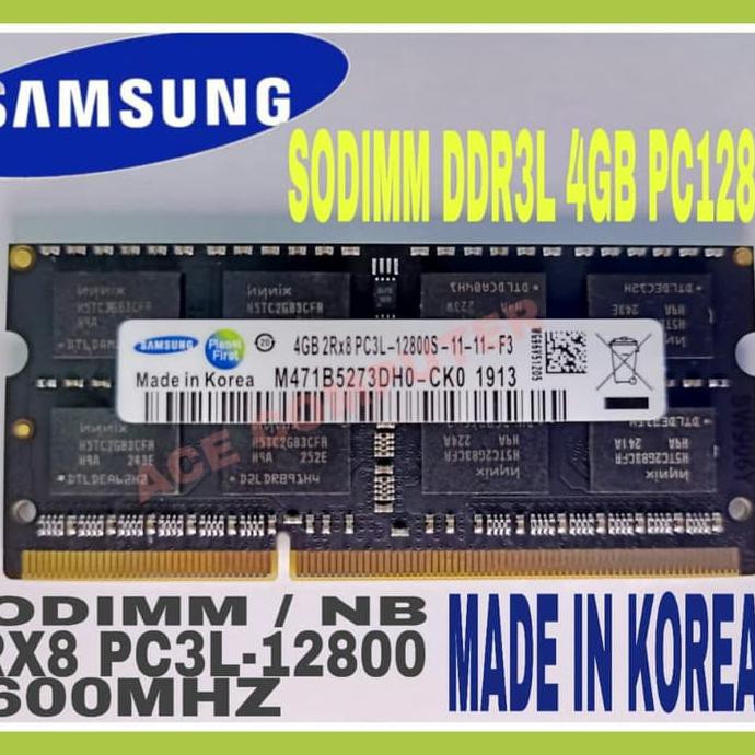 Ram Samsung Sodimm Pc3l / Ddr3l 4gb Pc 12800