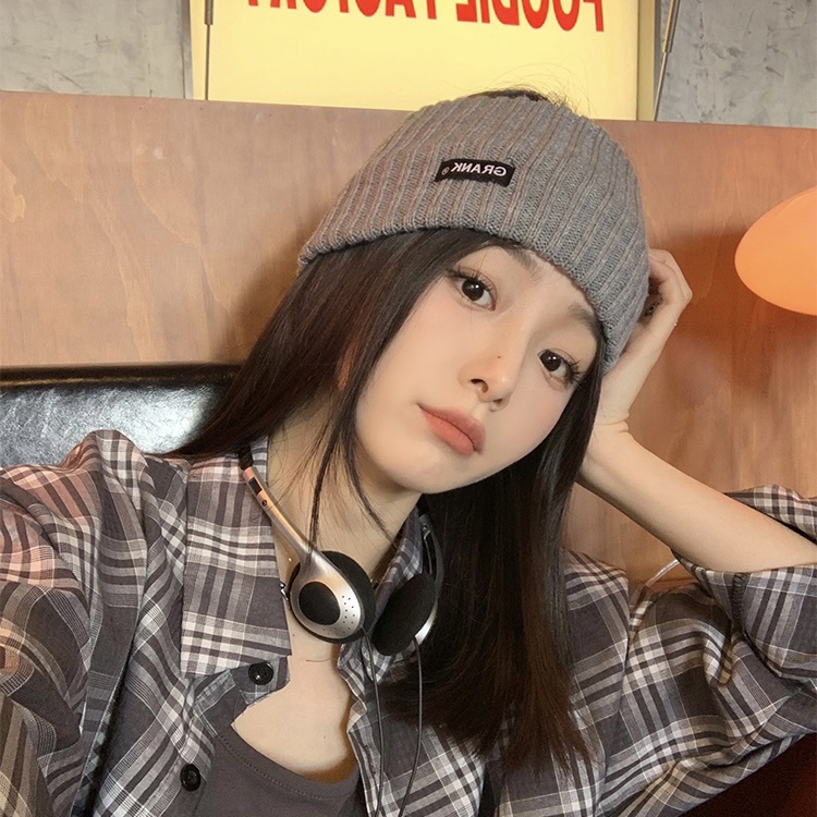 Băng đô MU GUA ZHI PIN dệt kim có 3 màu đen/xám/be