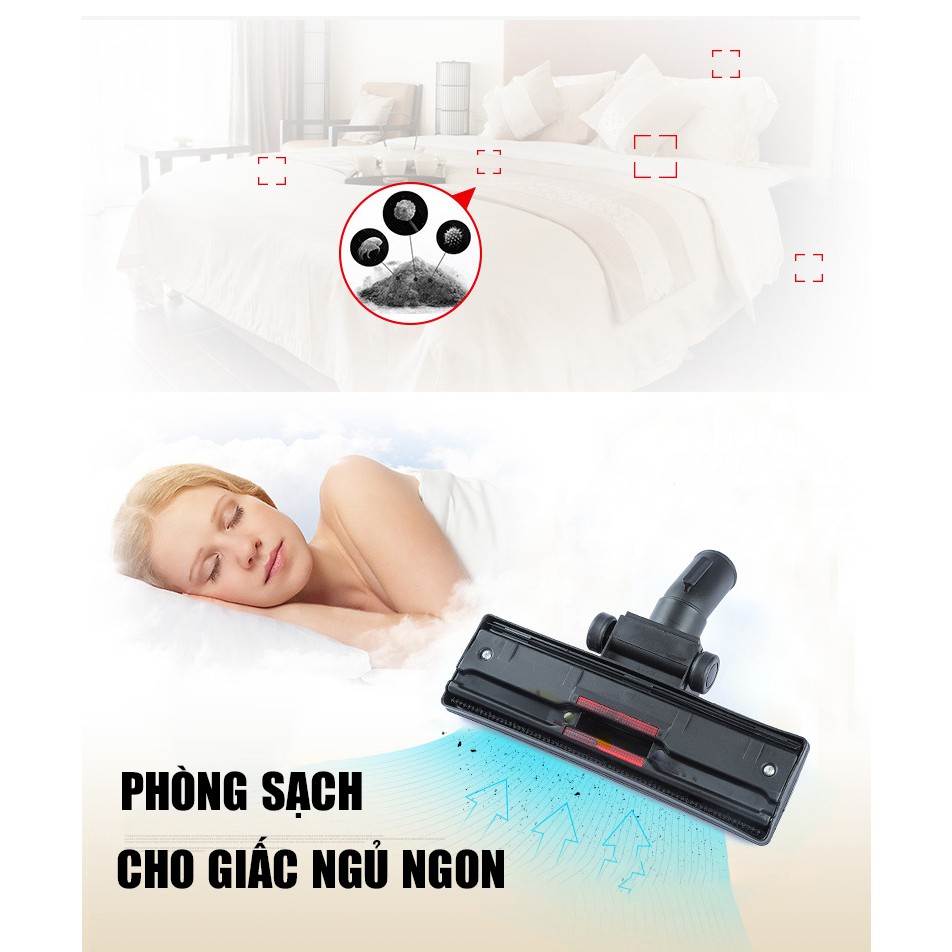 Máy hút bụi gia đình, lực hút khỏe, công suất lớn tiện lợi cho công việc dọn dẹp nhà cửa, bảo hành 2 năm