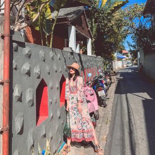 Đầm in họa tiết thổ cẩm thời trang retro bohemian cá tính năng động