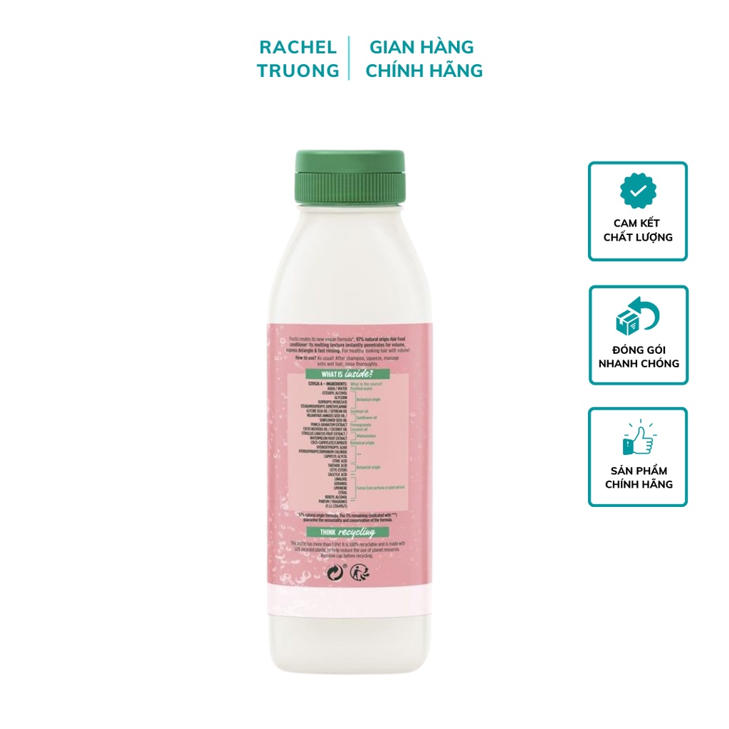 Dầu Gội Xả Garnier Dưỡng Chất Từ Dưa Hấu Làm Sạch Tóc Phồng Tóc Bồng Bềnh 350ml - Hàng Úc