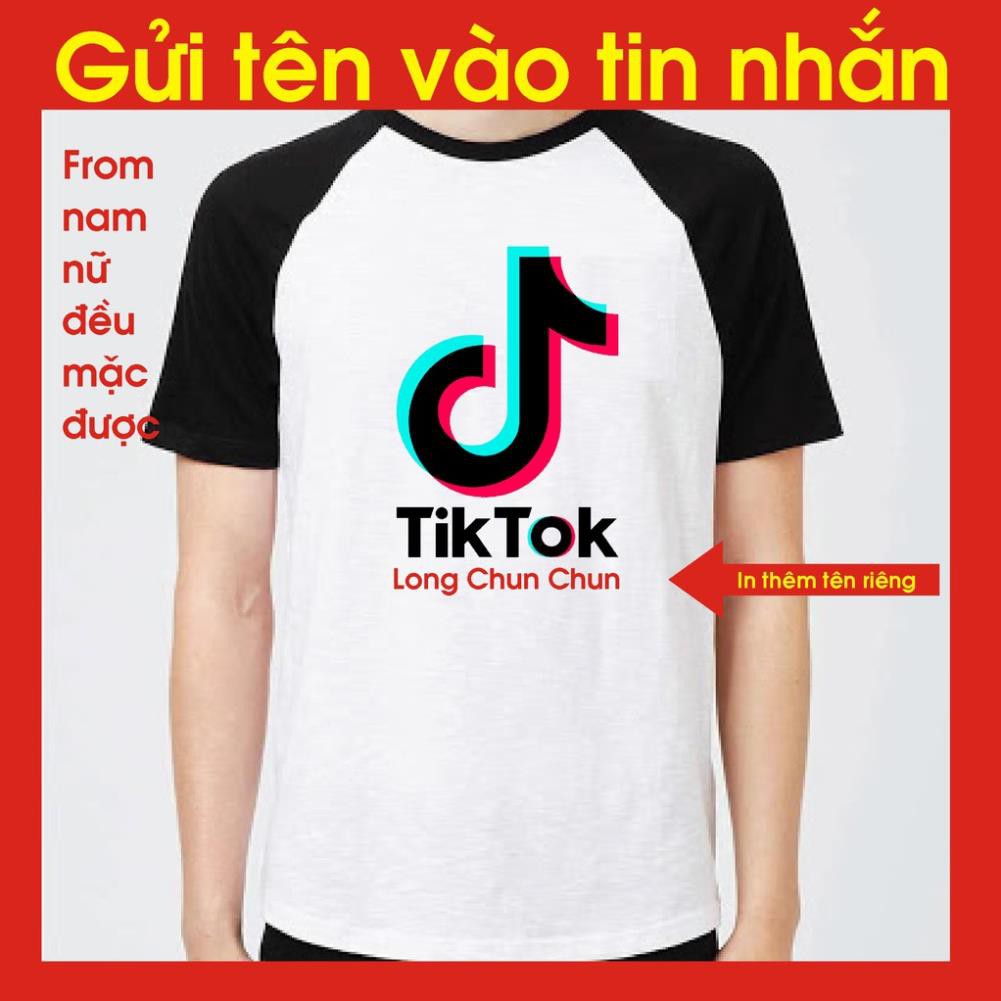 RẺ VÔ ĐỊCH- áo thun tik tok,in tên riêng, chất đẹp, bao đổi trả,áo phông tiktok, đủ màu,in thêm tên riêng.