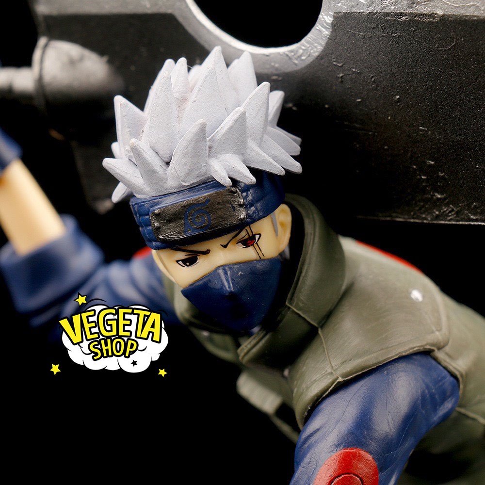 Mô hình Kakashi chiến đấu cầm kiếm thủ thế cực ngầu - Mô hình Naruto - Hatake Kakashi - Kích thước 26.5 x 9 x 15.5cm