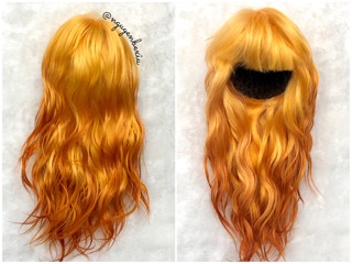 Wig lông dê cho bjd 1/6