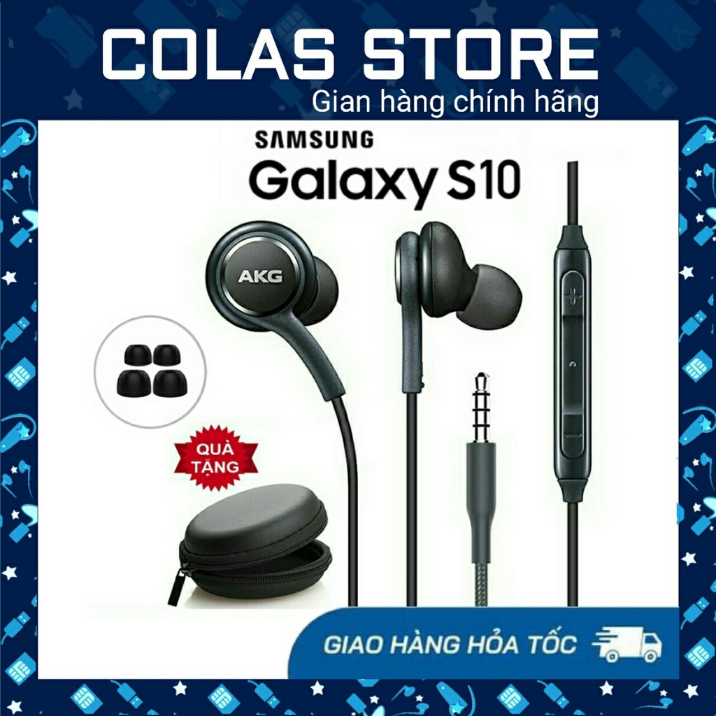 Tai nghe samsung AKG S10+ NGUYÊN SEAL ✔️KÈM NÚM PHỤ - Bảo Hành 12 Tháng