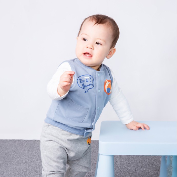 Áo gi lê cho bé Mario Store áo nỉ da cá họa tiết đáng yêu chất cotton hàng xuất khẩu