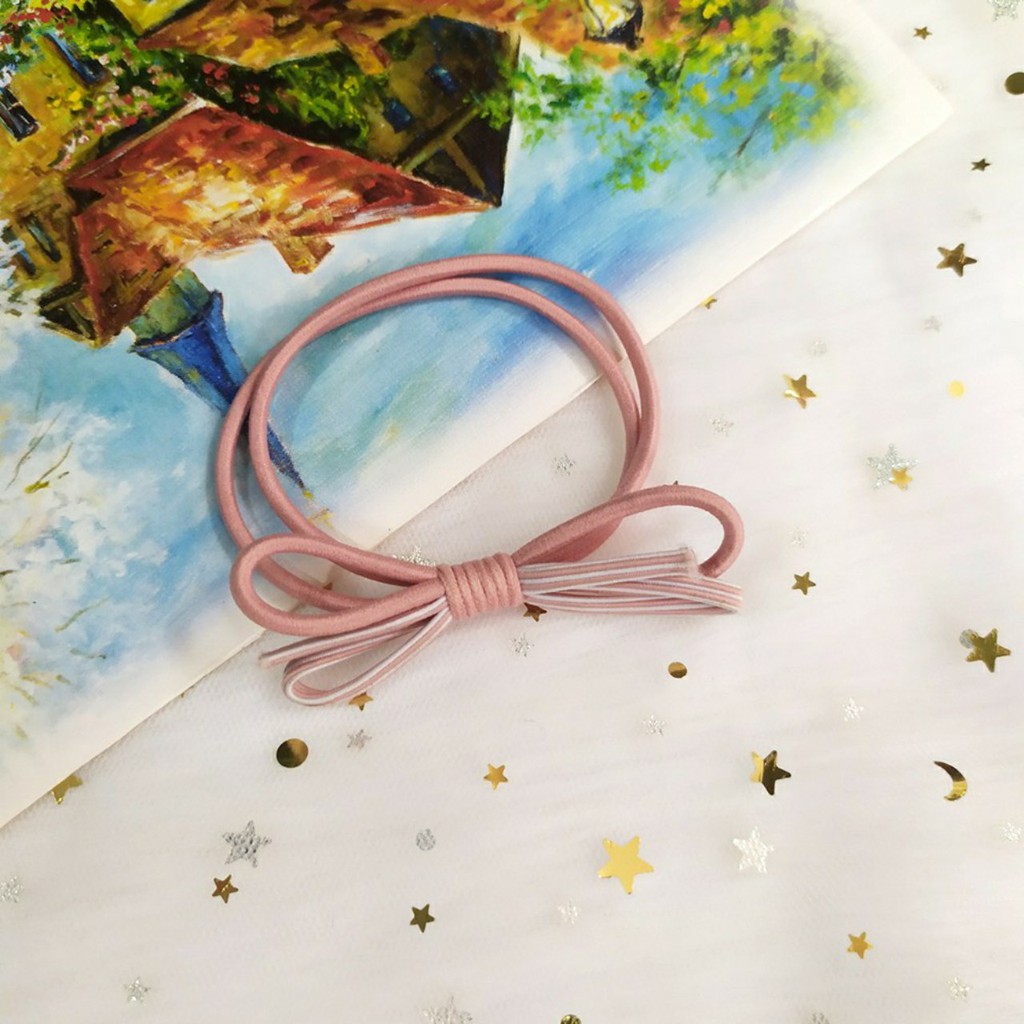 3 DÂY BUỘC TÓC CỘT TÓC NƠ RƠI DÂY SỌC CHO BẠN GÁI