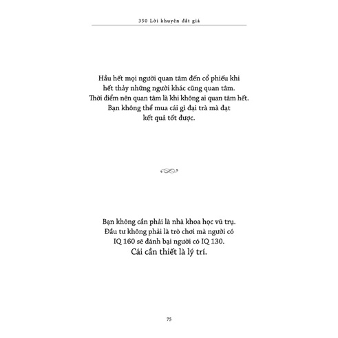 Sách Trí Tuệ Đầu Tư Của Warren Buffett - 350 Lời Khuyên Đắt Giá