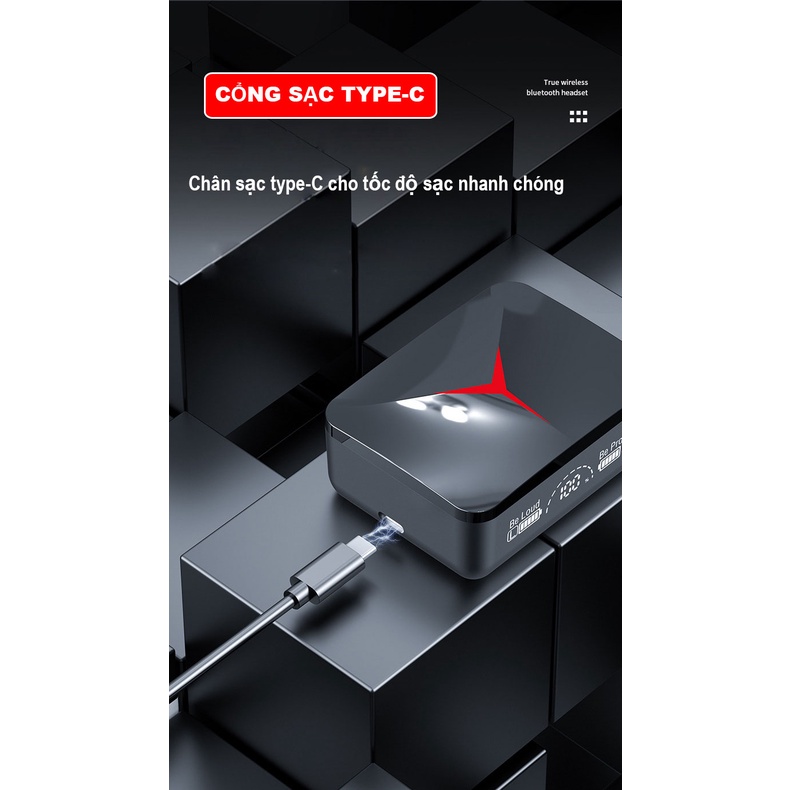 Tai nghe Bluetooth M90 Pro V5.2