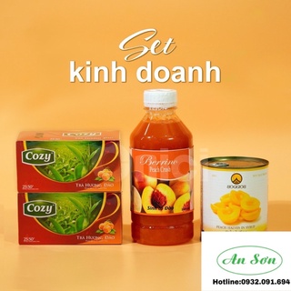 SET TRÀ ĐÀO ĐẦY ĐỦ TẶNG CÔNG THỨC