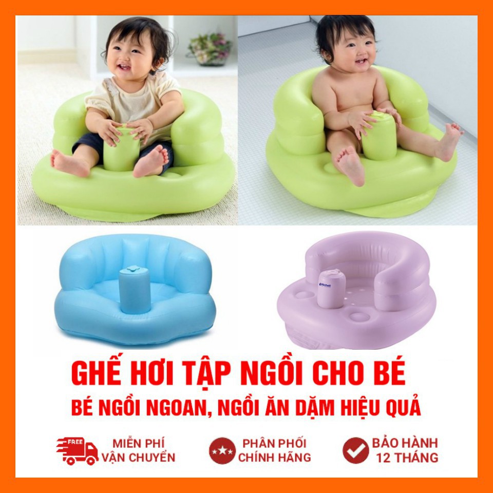 Ghế hơi tập ngồi cho bé, Ghế chống gù lưng, Ghế cho bé ăn dặm