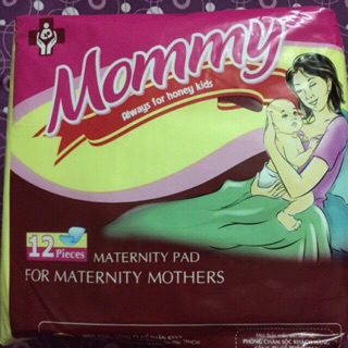 Bỉm Mommy gói 12 miếng cho mẹ sau sinh, bỉm cho mẹ sau sinh, bỉm cho mẹ, bỉm cho bà bầu
