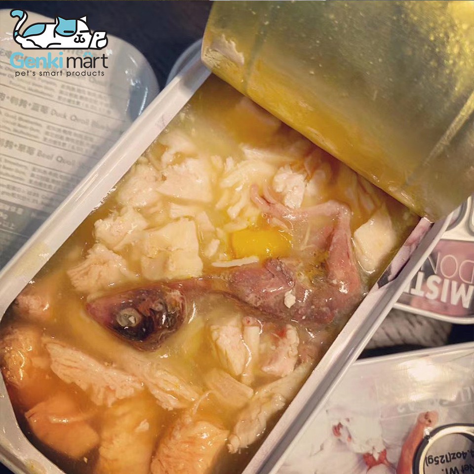 Thịt đóng hộp cho mèo Mister Donut A cao cấp (Stewed Meat for Pet)
