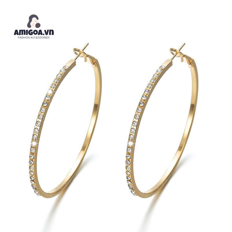 ✨✨Khuyên tai dạng vòng tròn lớn phong cách punk