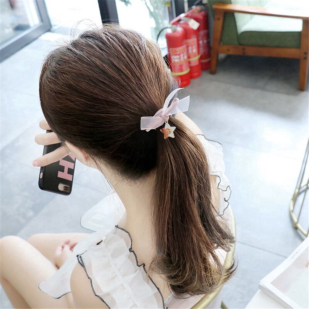 Buộc tóc hình ngôi sao xinh xắn dành cho nữ