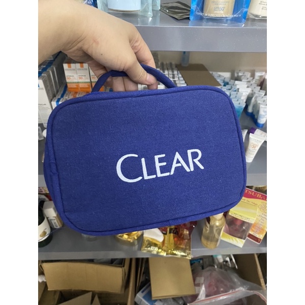 Túi đựng mỹ phẩm Clear , Dove Túi khuyến mại giao màu ngẫu nhiên
