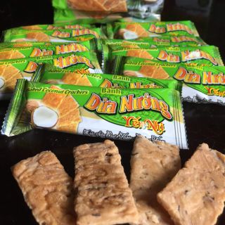 (combo 5 gói - date mới) Bánh dừa nướng Yến Nhi_ đặc sản Quảng Nam