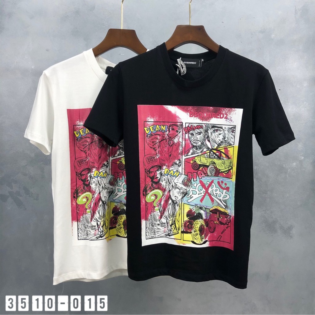 [ FREE SHIP ] Áo thun nam DSQ new, áo phông nam basic, thun nam unisex, áo cộc nam vải cotton co giãn 4 chiều hàng mới v | BigBuy360 - bigbuy360.vn