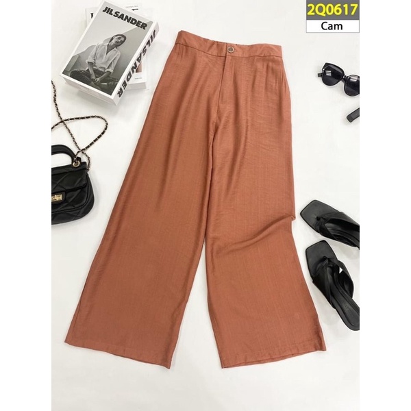 Quần CARDINA chất đũi BamBoo xước cao cấp dáng suông