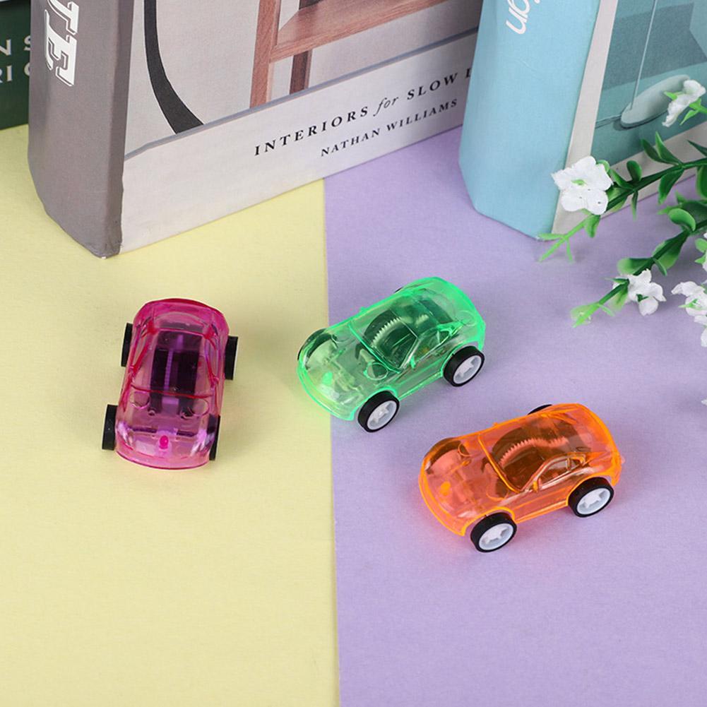 Xe Đồ Chơi Xếp Hình Mini Trong Suốt S3D4