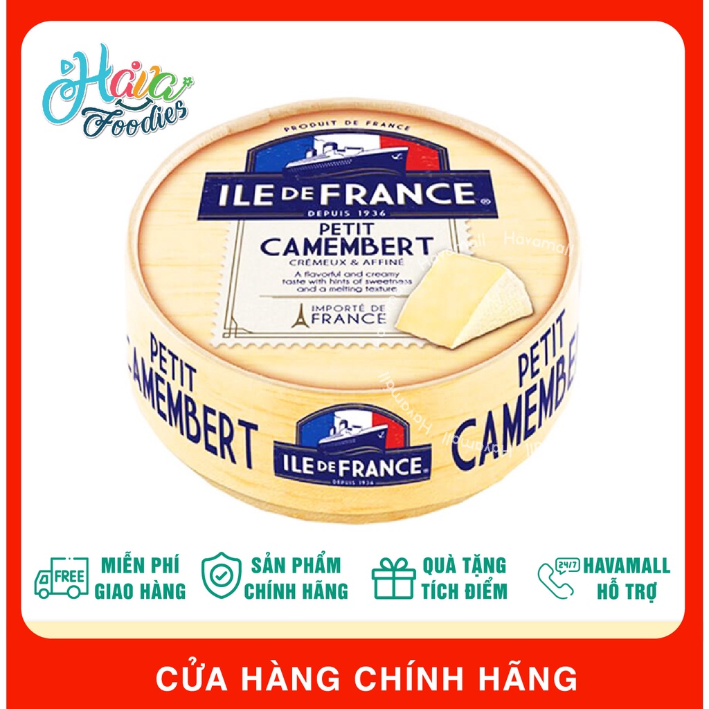 Phô Mai Pháp ILE DE FRANCE Petit Camembert 125gr