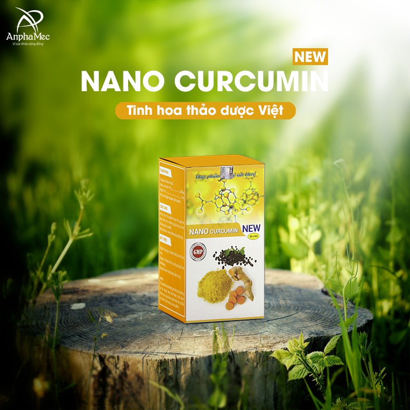 Tinh nghệ Nano Curcumin New [CHÍNH HÃNG] hỗ trợ dạ dày - tá tràng cực tốt, hộp 60 viên | BigBuy360 - bigbuy360.vn