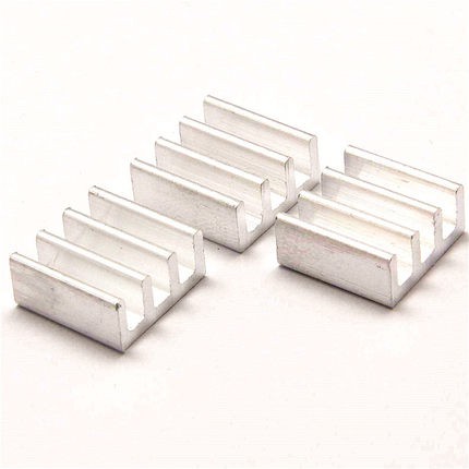 Nhôm tản nhiệt IC, Sò,Chipset, Linh kiện 11x11x5mm