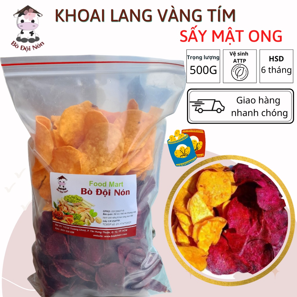 1KG KHOAI LANG VÀNG + TÍM SẤY MẬT - TeleFood