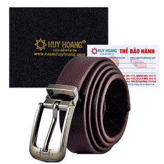 Dây thắt lưng nữ da bò màu nâu PH5128