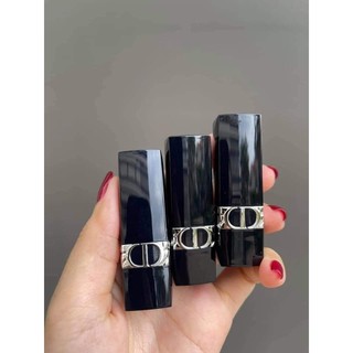 [𝘊𝘩𝘪́𝘯𝘩 𝘏𝘢̃𝘯𝘨] Son Rouge Dior Siêu Sang Chảnh - Son Dior 999 Mini - Vỏ Đen (Nobox)