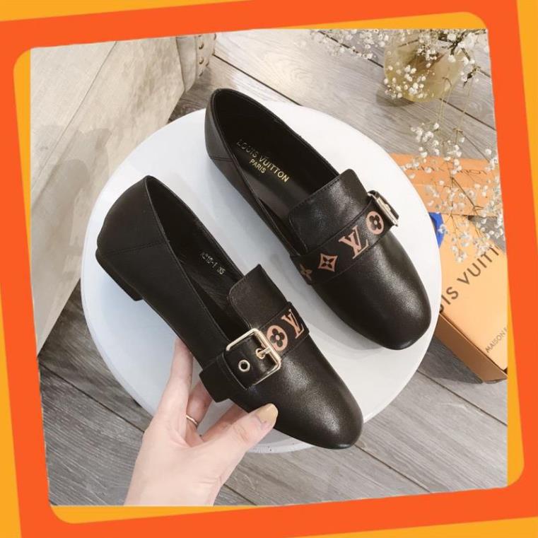 Giày lười, giày moca LV fullbox + bill  + túi giấy size 35-39