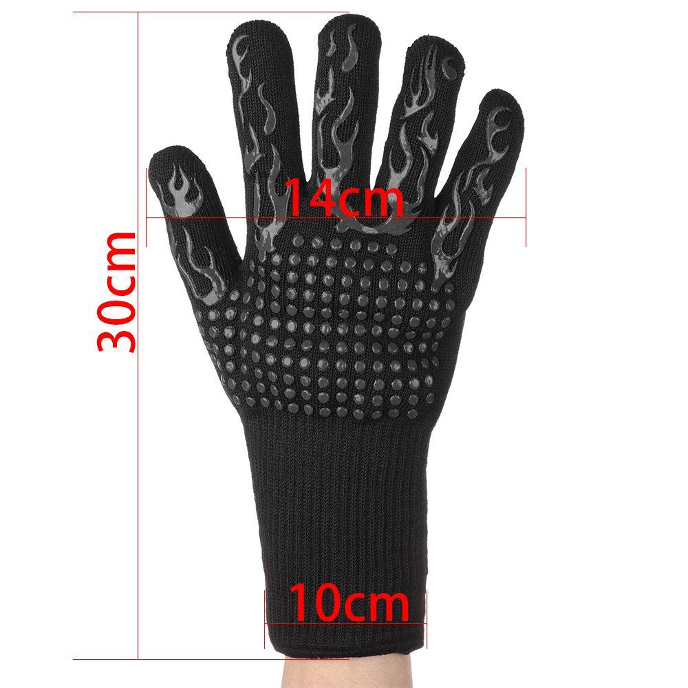 1 Găng Tay Chịu Nhiệt Độ Cao Bằng Silicone/Cotton Chống Cháy 800 Độ