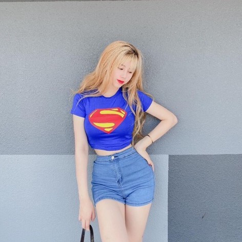 Áo Croptop nữ ❤️ Áo Croptop kiểu ôm body Tay ngắn và Tay Dài phong cách Ulzzang  - Ganja Store