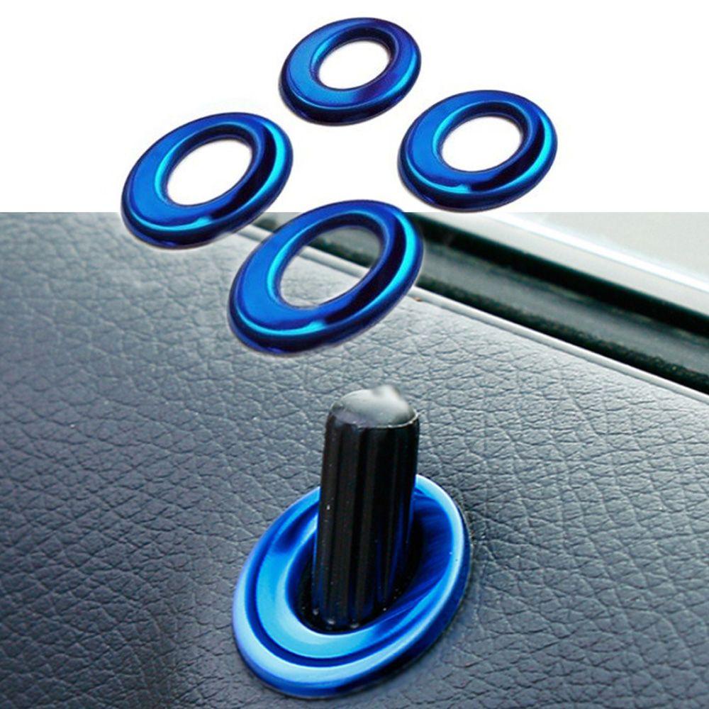 Bộ 4 Ốc Vít Hợp Kim Nhôm Trang Trí Núm Vặn Bên Trong Xe Hơi Benz A B GLA CLA