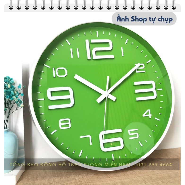 [TOP 10 BÁN CHẠY] Đồng hồ treo tường Quartz kim trôi cao cấp 30-35 cm - Bảo Hành Chính Hãng 12 Tháng