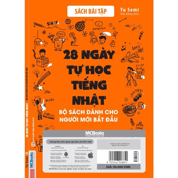 Sách 28 Ngày Tự Học Tiếng Nhật Ghi Chú Luyện Viết Sách Bài Tập MCTN8872