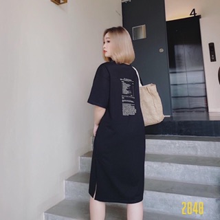 ĐẦM THUN FORM RỘNG CỔ TIM
