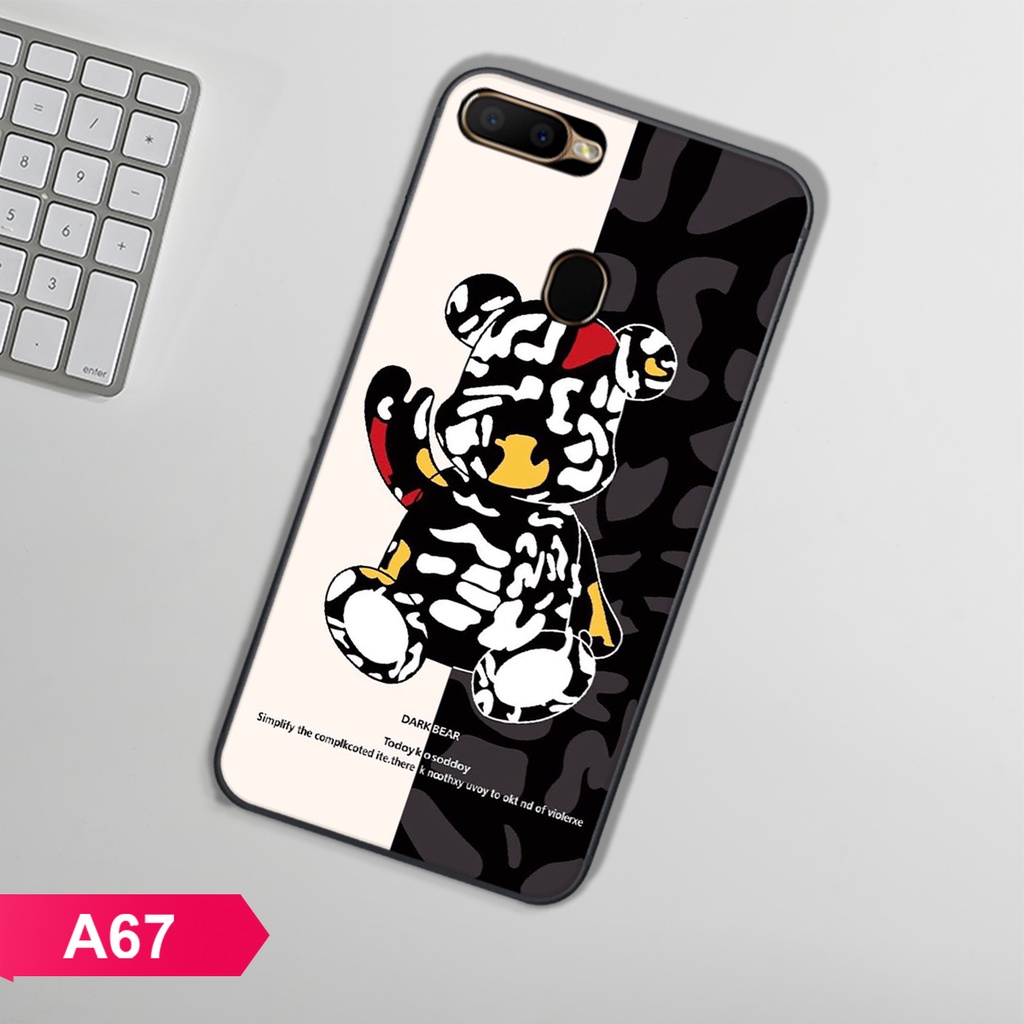 ỐP LƯNG OPPO A5S-OPPO A12-OPPO A7-OPPO F9-OPPO REALME 2 PRO IN HÌNH BEARBRICK CỰC HOT 2021