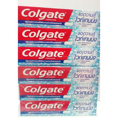 Kem đánh răng Colgate Thái ADVANCED WHITENING