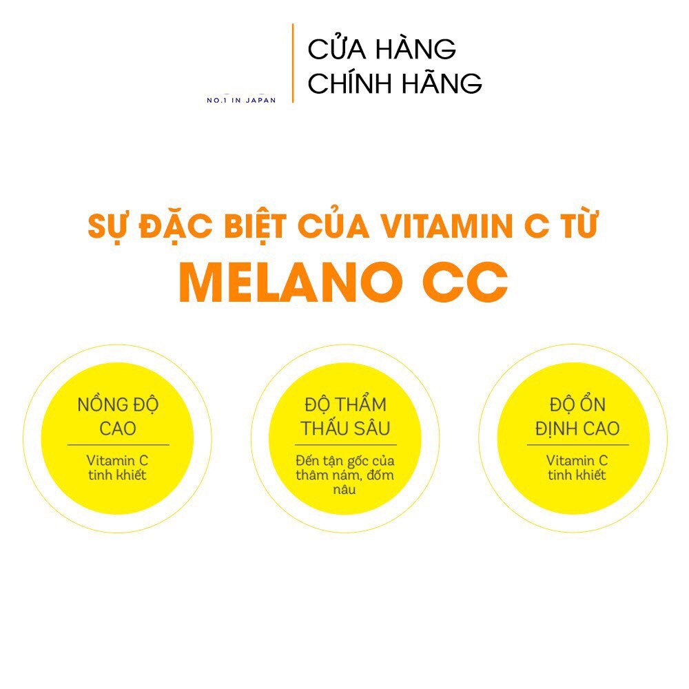 [𝗦𝗔𝗟𝗘]..::✨ Tinh chất dưỡng trắng da chống thâm nám Melano CC Whitening Essence 20ml✨::..