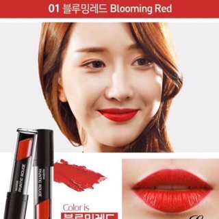 💋 son kem agapan painting rouge # 01 blooming red.