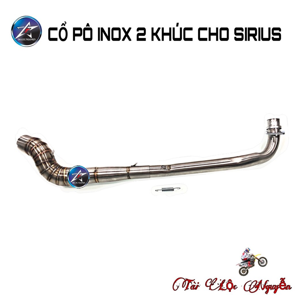 CỔ PÔ 2 KHÚC INOX CHO SIRIUS -SIRIUS FI