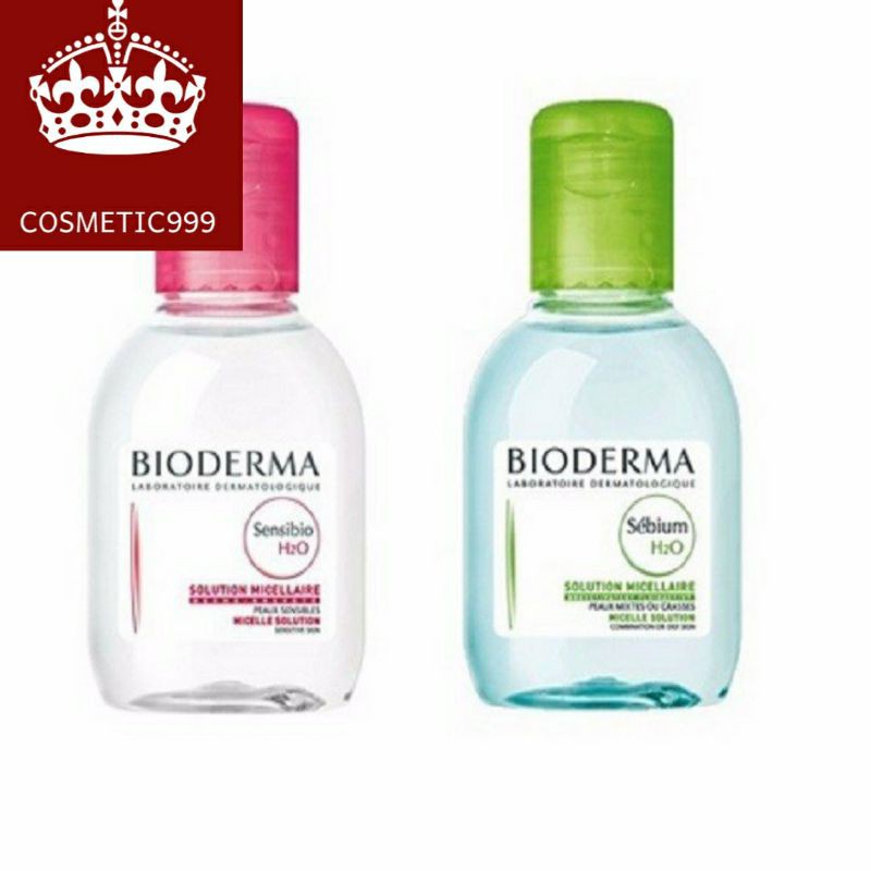 Nước tẩy trang bioderma 100ml pháp chính hãng cho da dầu mụn da nhạy cảm da khô Cosmetic999