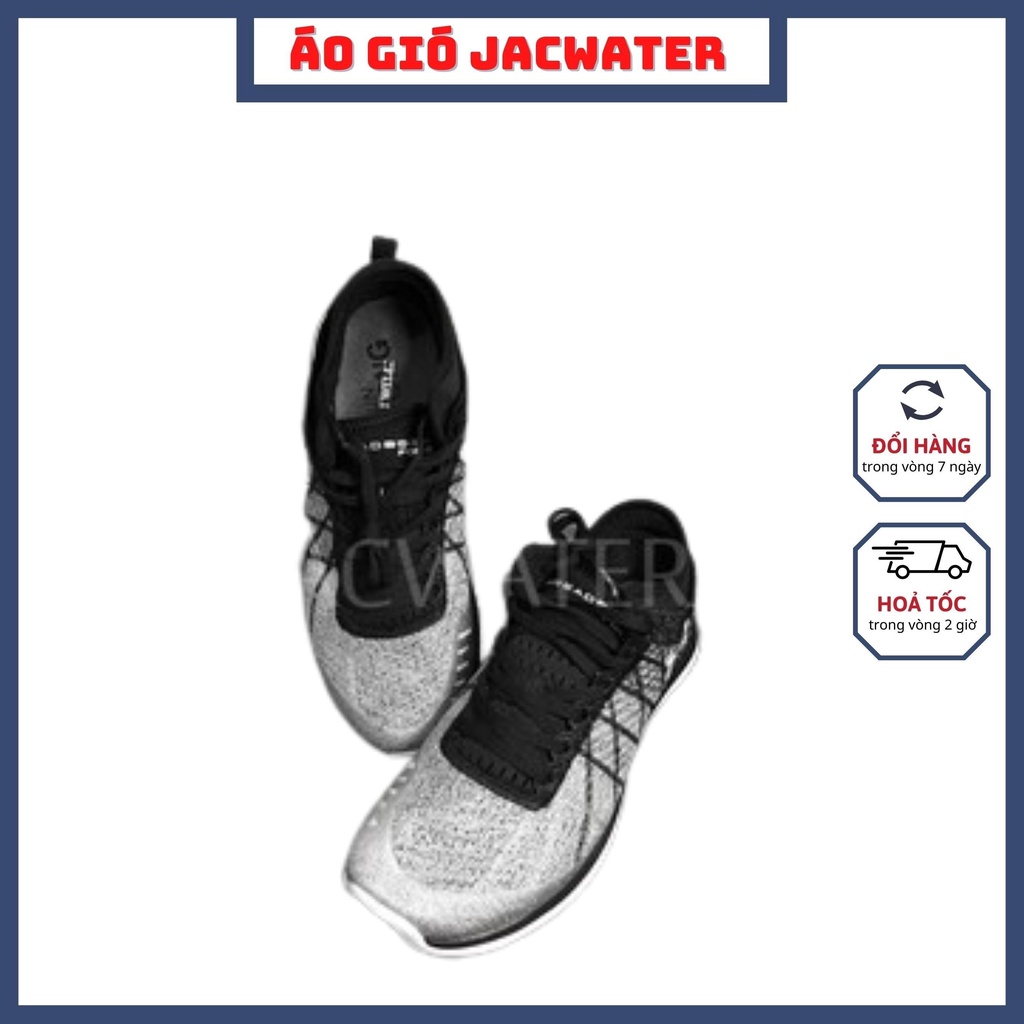 Giày chạy bộ thể thao cho nam, cổ thấp nhẹ êm chân vận động mạnh Jacwater V5201