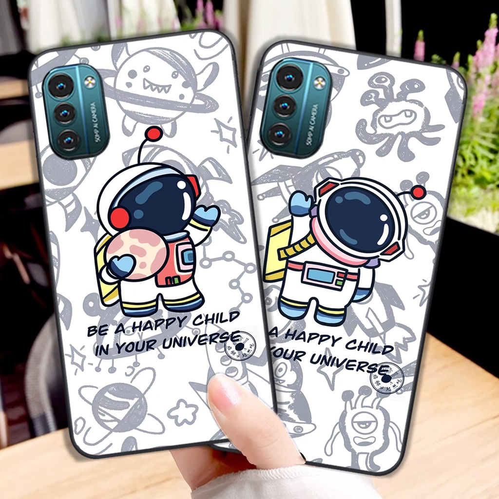 Ốp lưng Nokia G11 - Nokia G21 - Nokia 7.1 - Nokia 8.3  - Nokia X5 - Nokia X6 - Nokia G20 mẫu phi hành gia cute đẹp